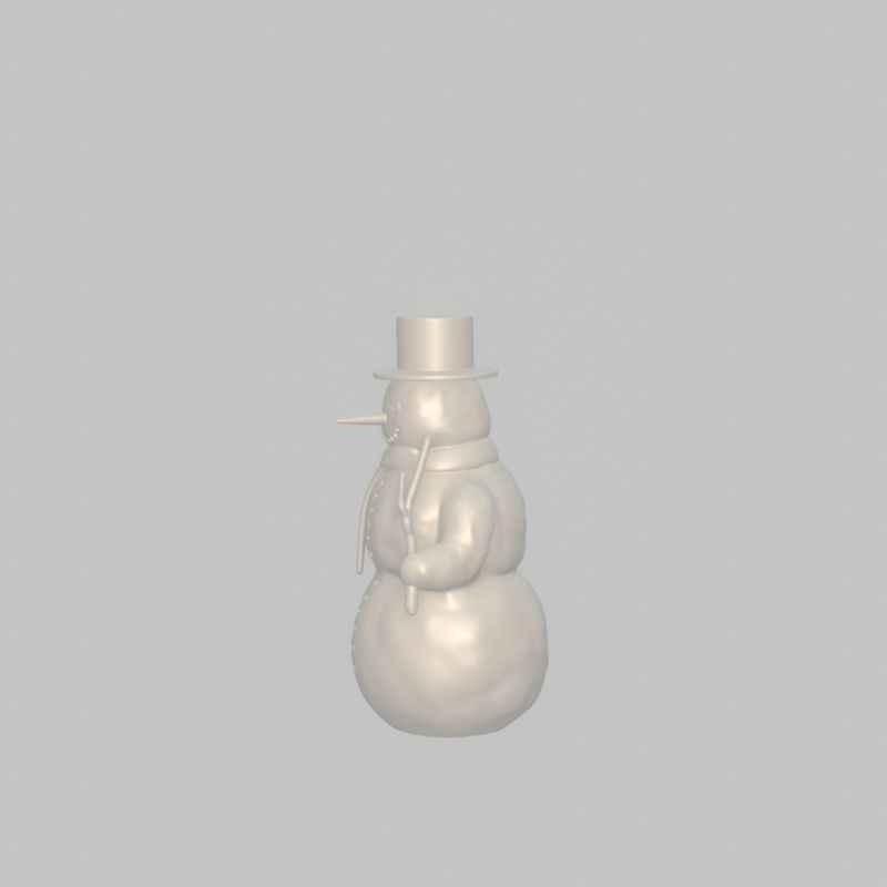 Snowman 3d-printable 3D print model_62