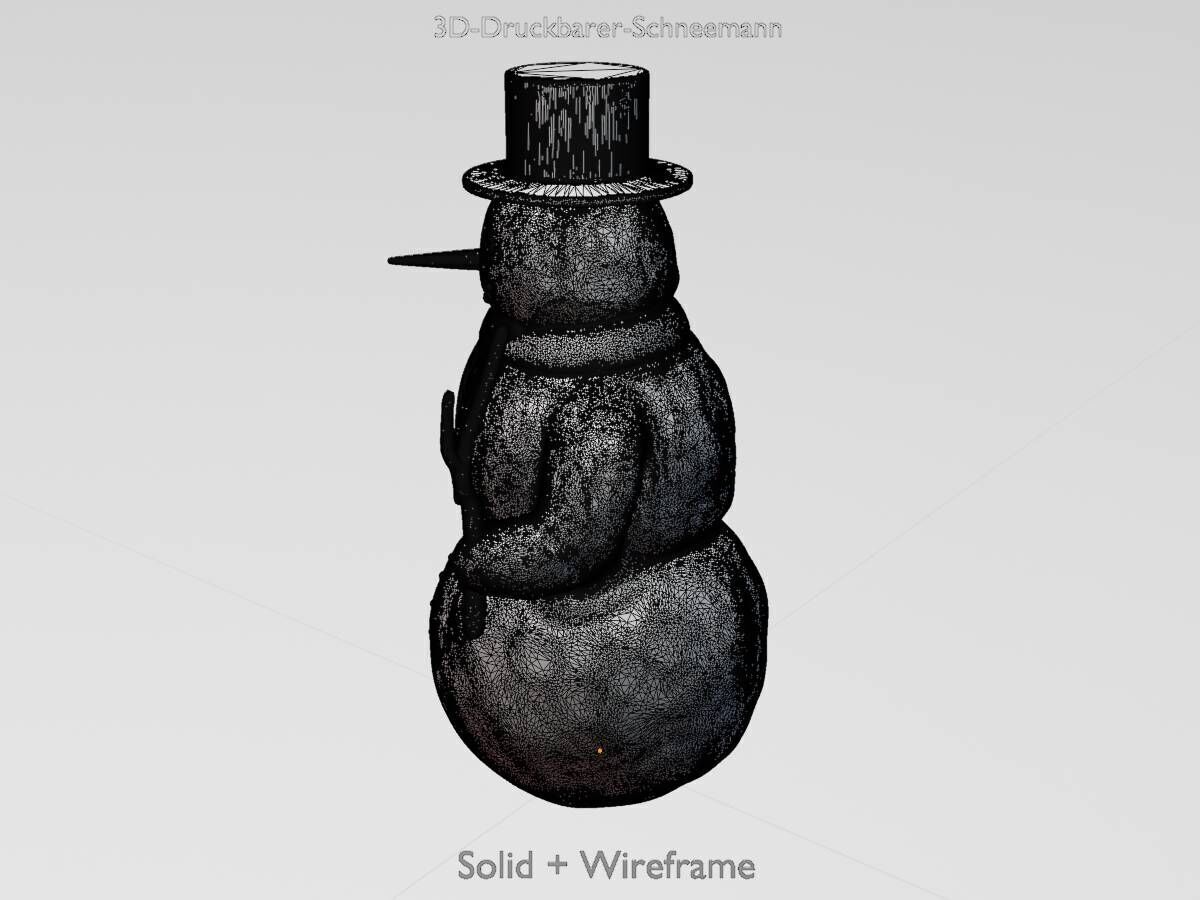 Snowman 3d-printable 3D print model_18