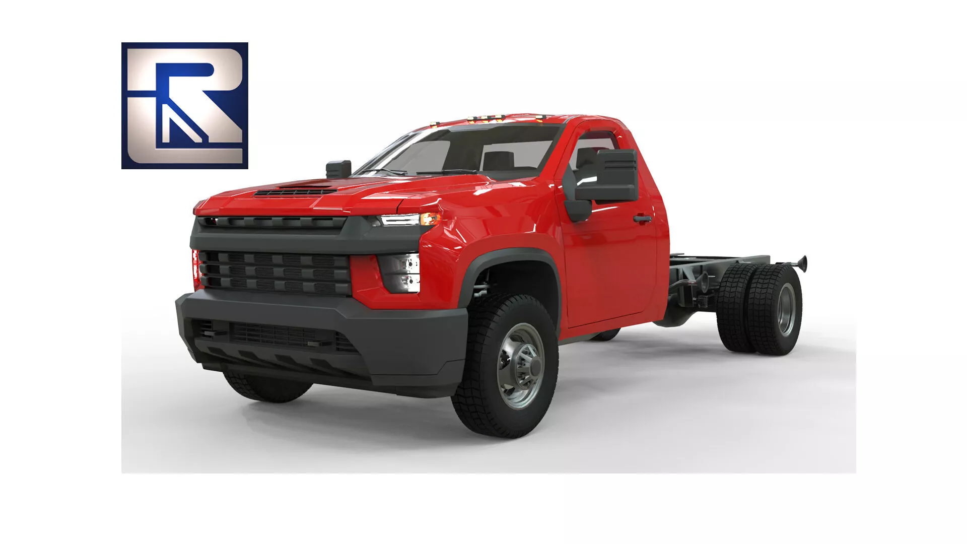 Chevrolet Silverado 3500 2021 truck Low-poly 3D model
