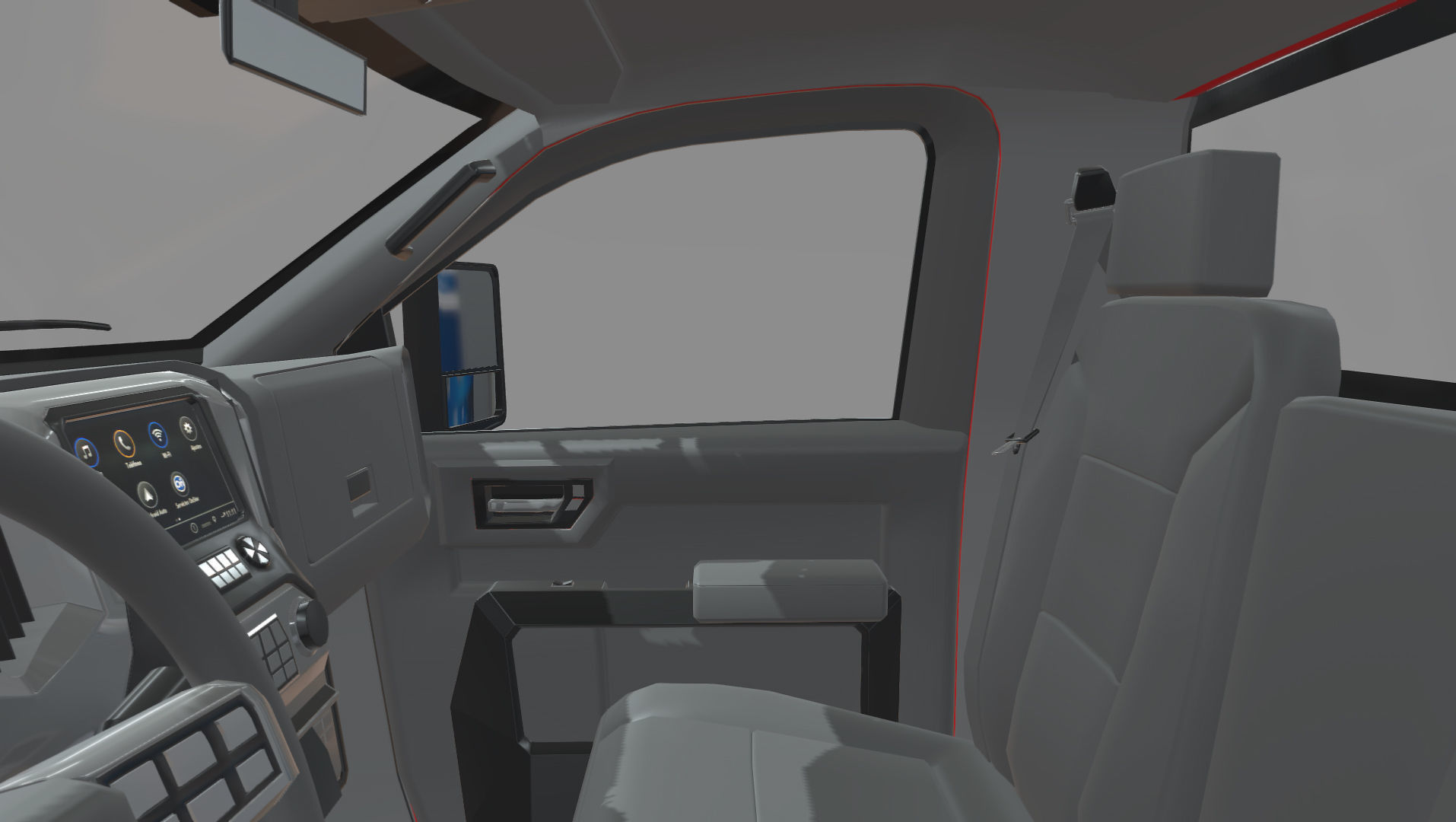 Chevrolet Silverado 3500 2021 truck Low-poly 3D model_15