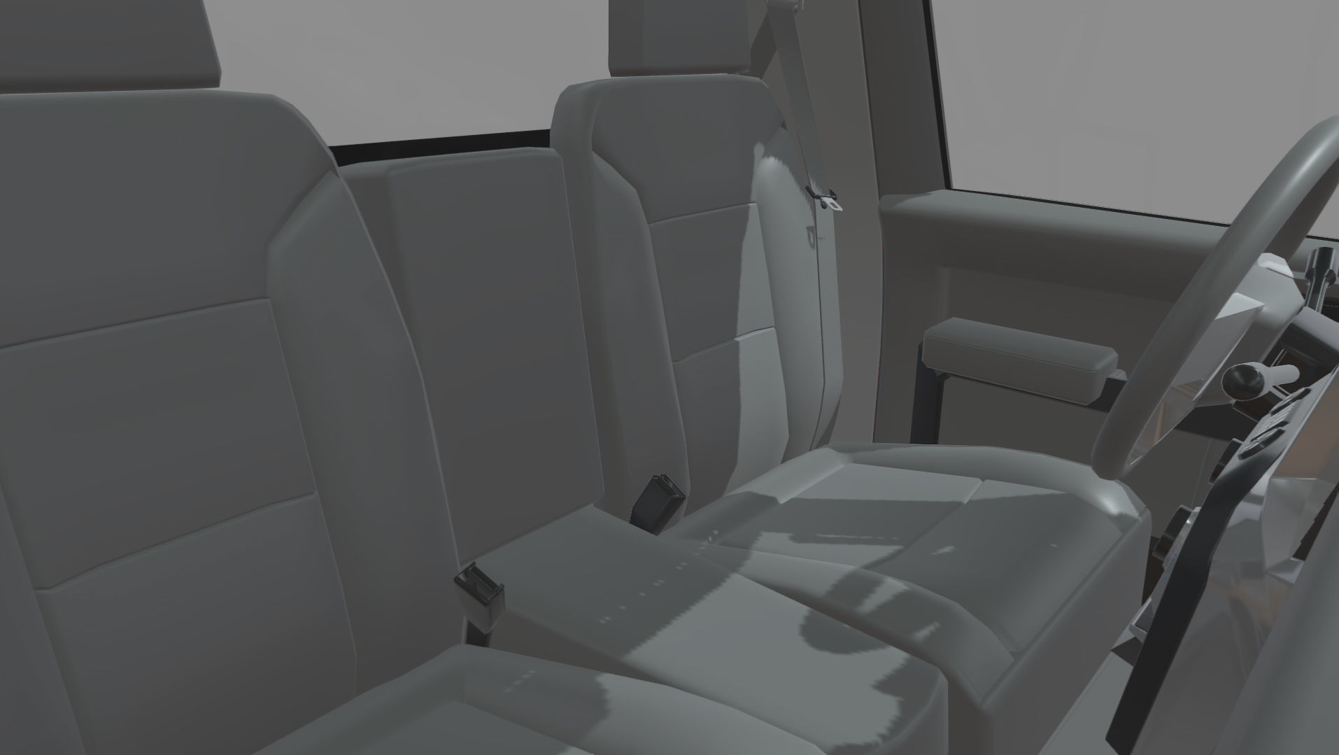 Chevrolet Silverado 3500 2021 truck Low-poly 3D model_16