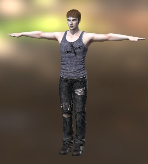 Man Character for Animated Ads  Low-poly 3D model_2