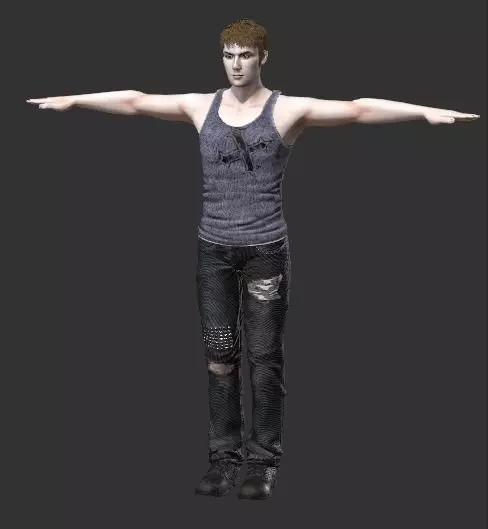 Man Character for Animated Ads  Low-poly 3D model_0