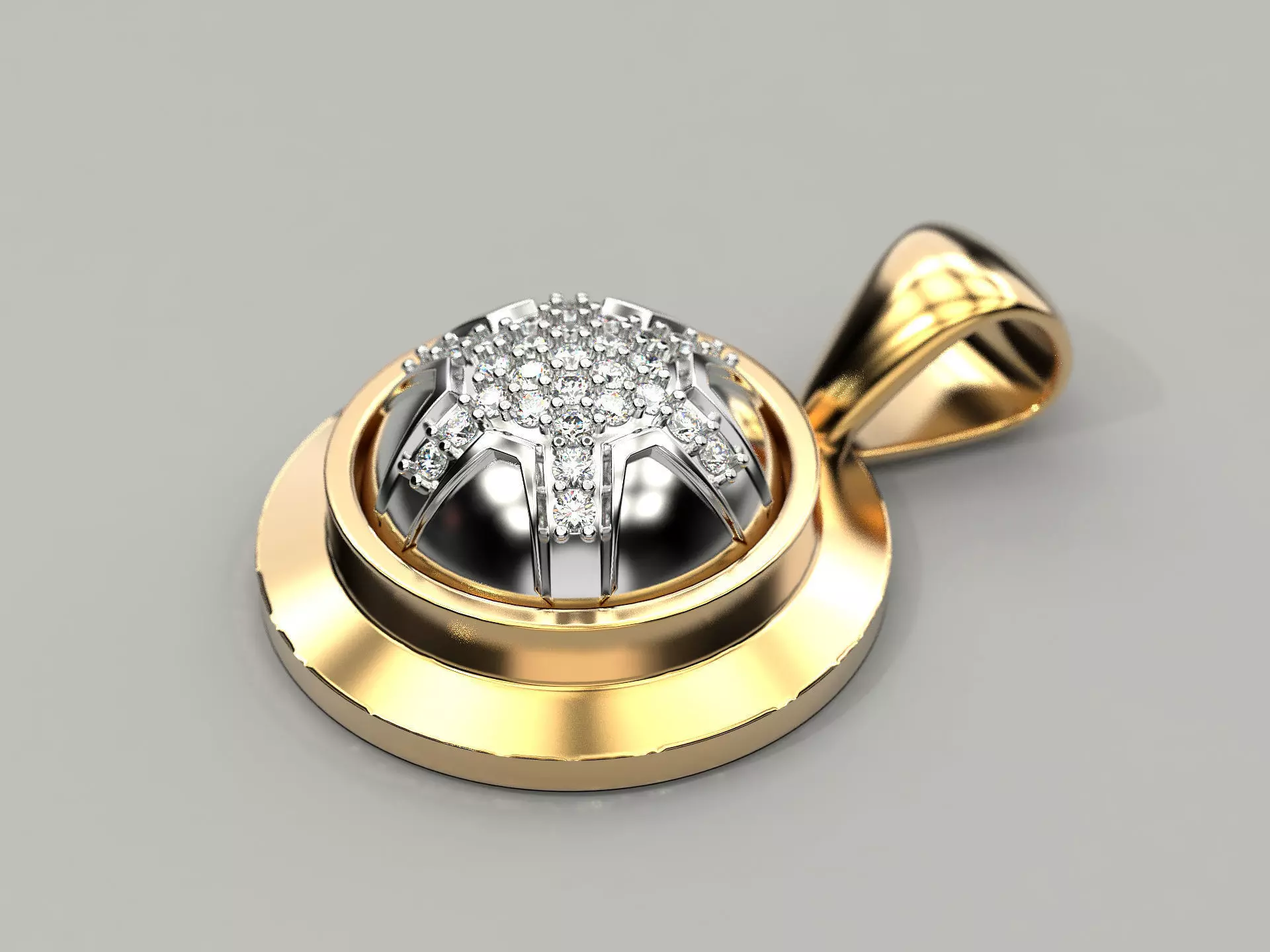 Woman pendant 2 3D print model