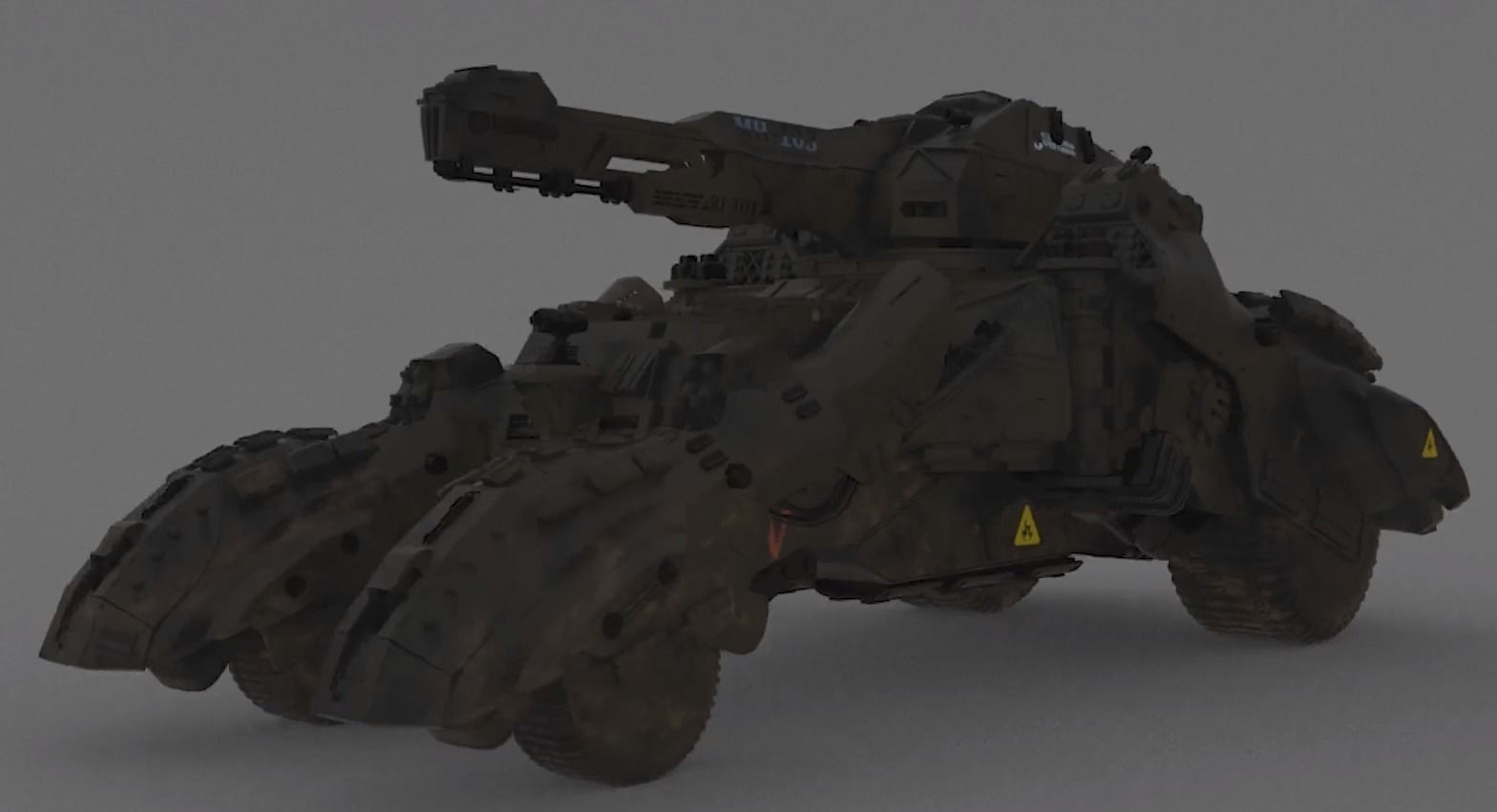 High Resolution Tank 3D model_5