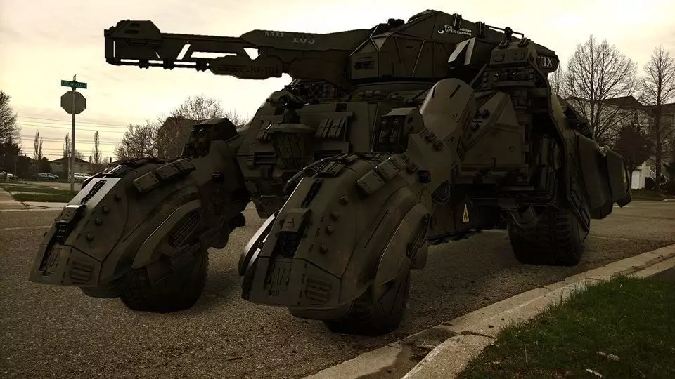 High Resolution Tank 3D model_0