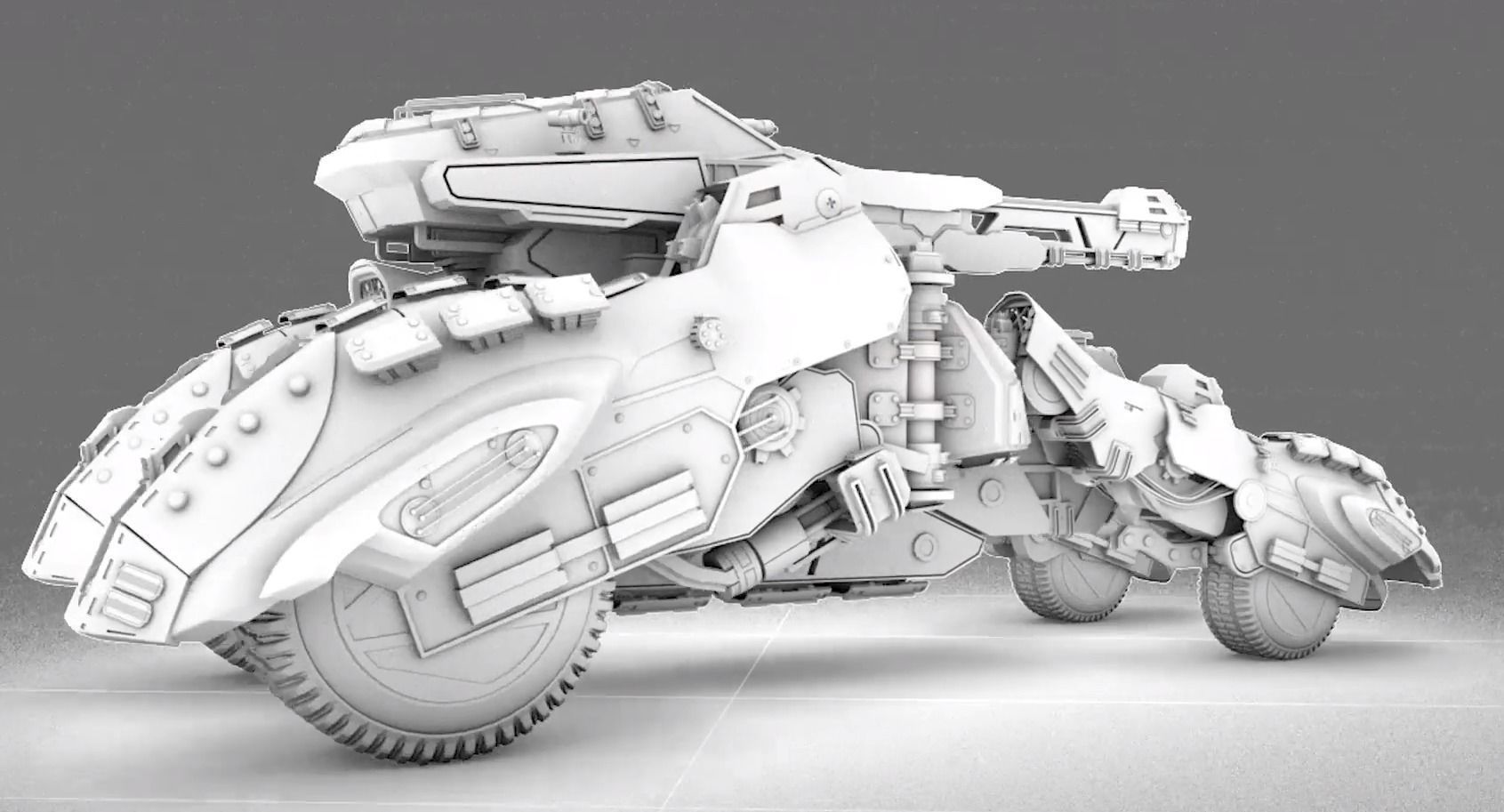 High Resolution Tank 3D model_3