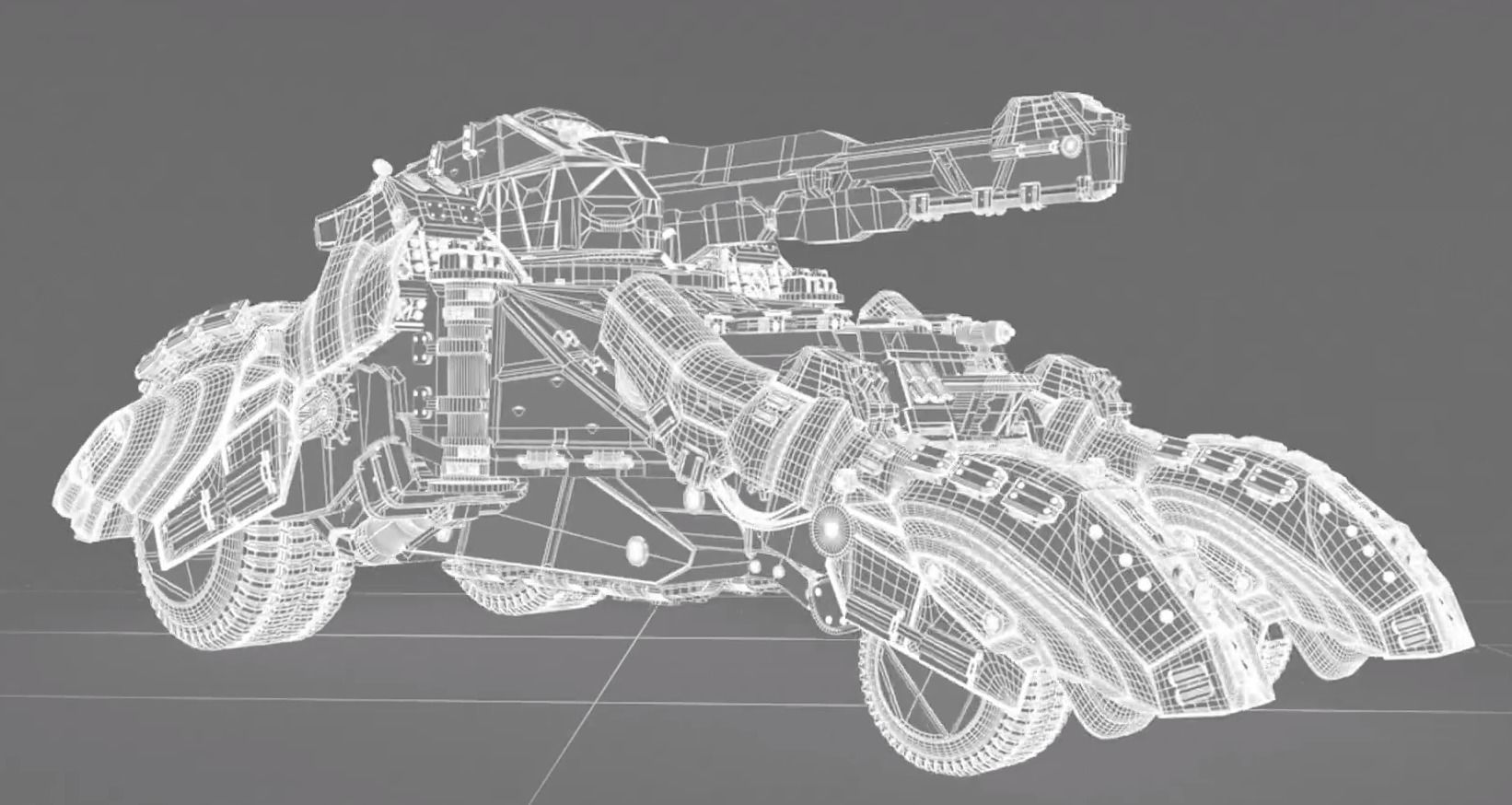 High Resolution Tank 3D model_2