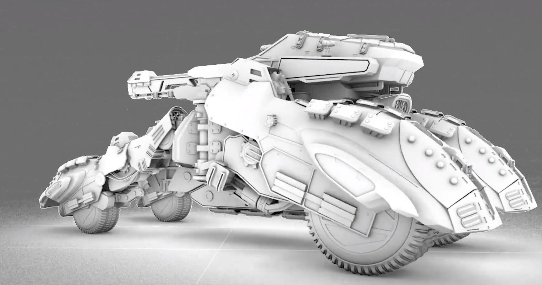 High Resolution Tank 3D model_4