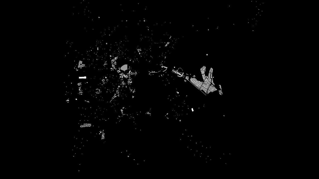 Mecca Streets and Buildings 3D model_8