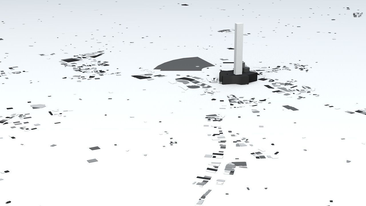 Mecca Streets and Buildings 3D model_5