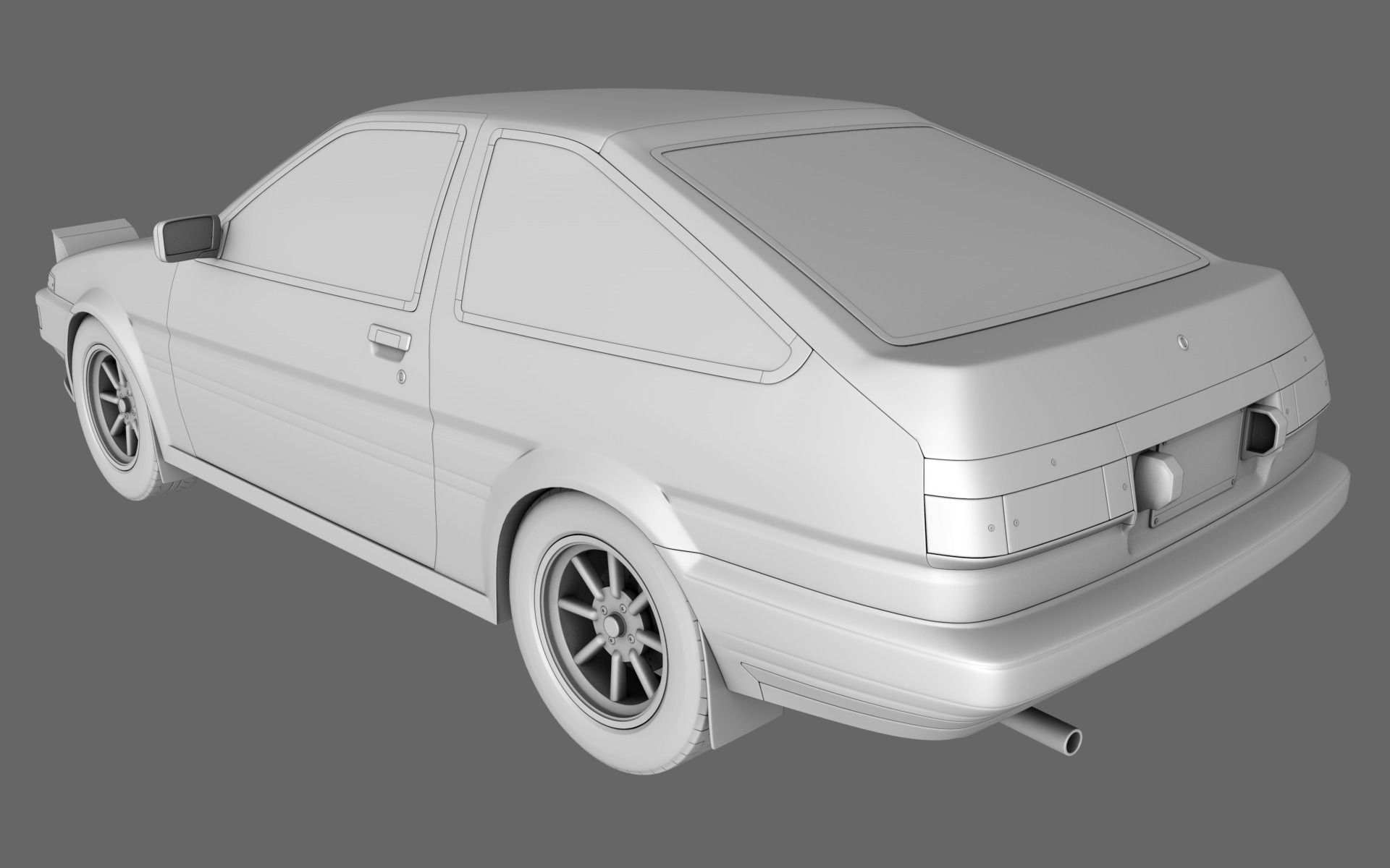 Toyota AE86 Sprinter Trueno 3D model_1
