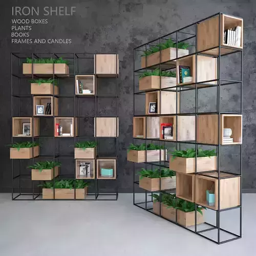Iron shelf 3D model
