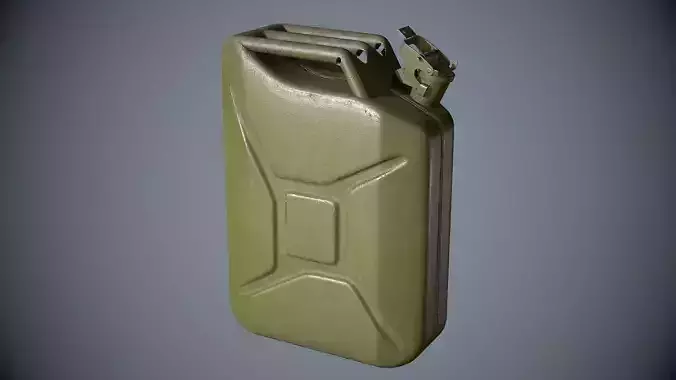 Jerrycan 20L Low-poly 3D model