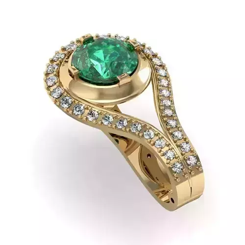  fashion earring  with gems 