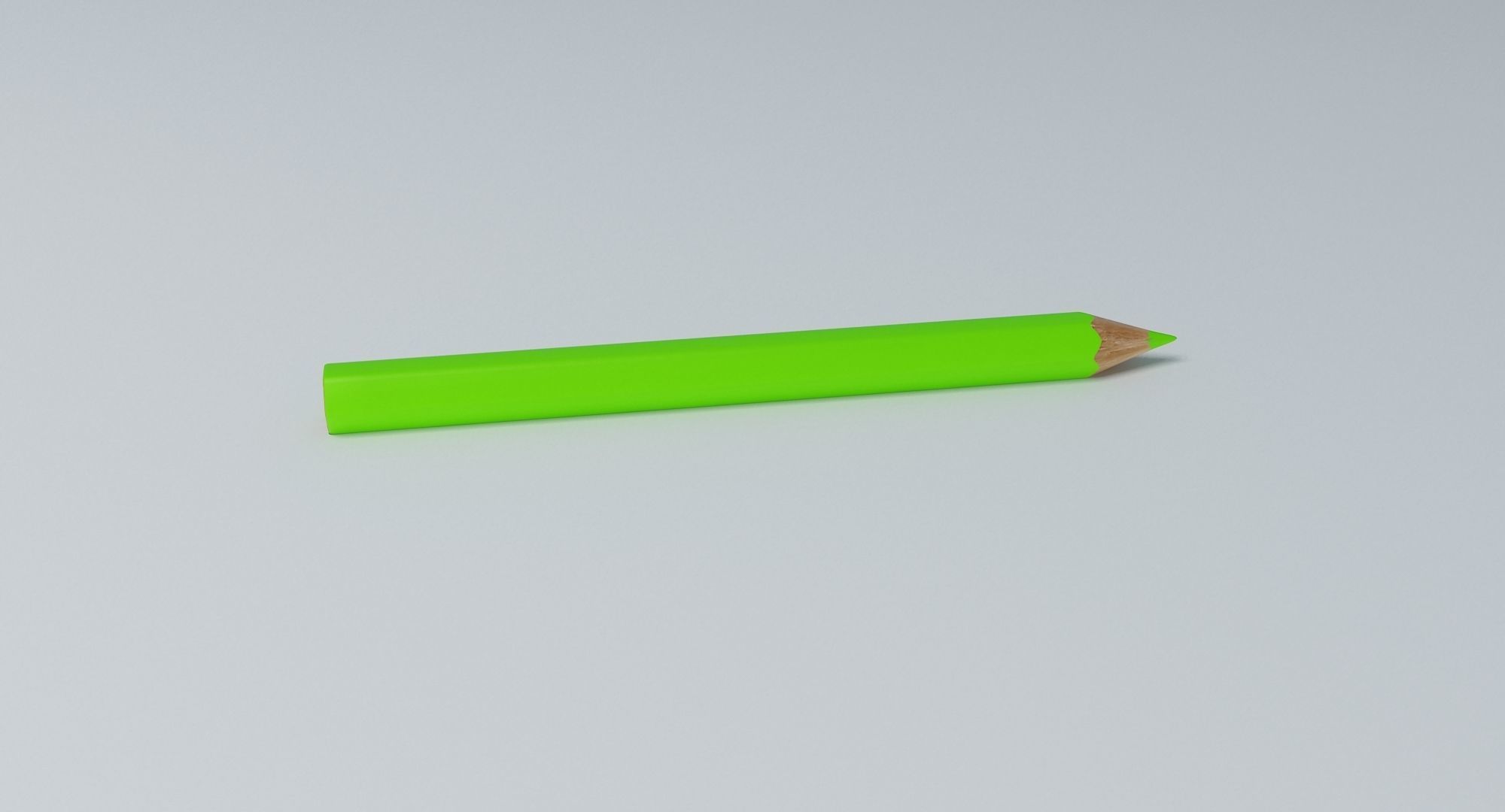 Coloring Pencils 3D model_2