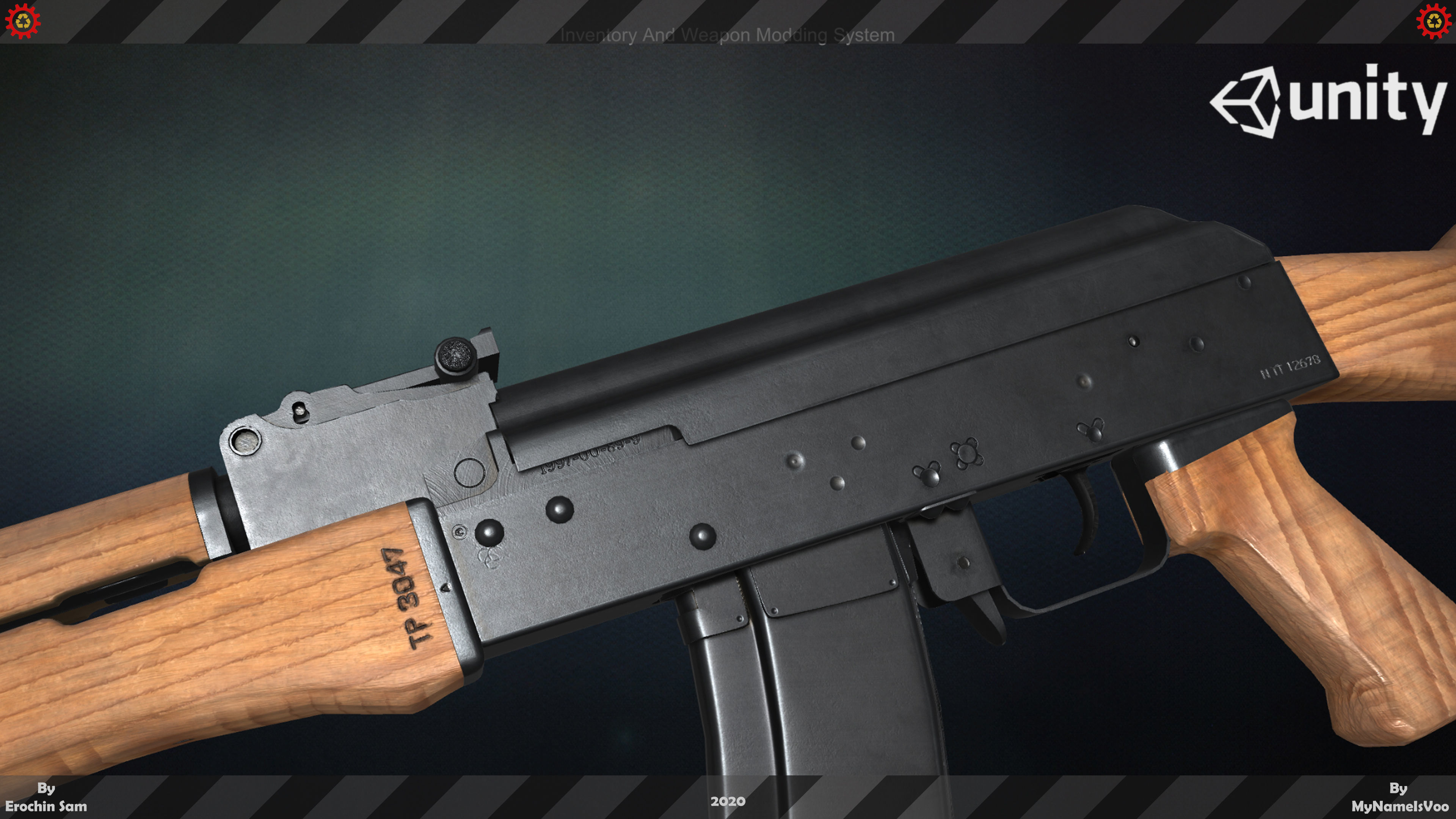 Ak47M1 Fully Detailed Low-poly 3D model_10