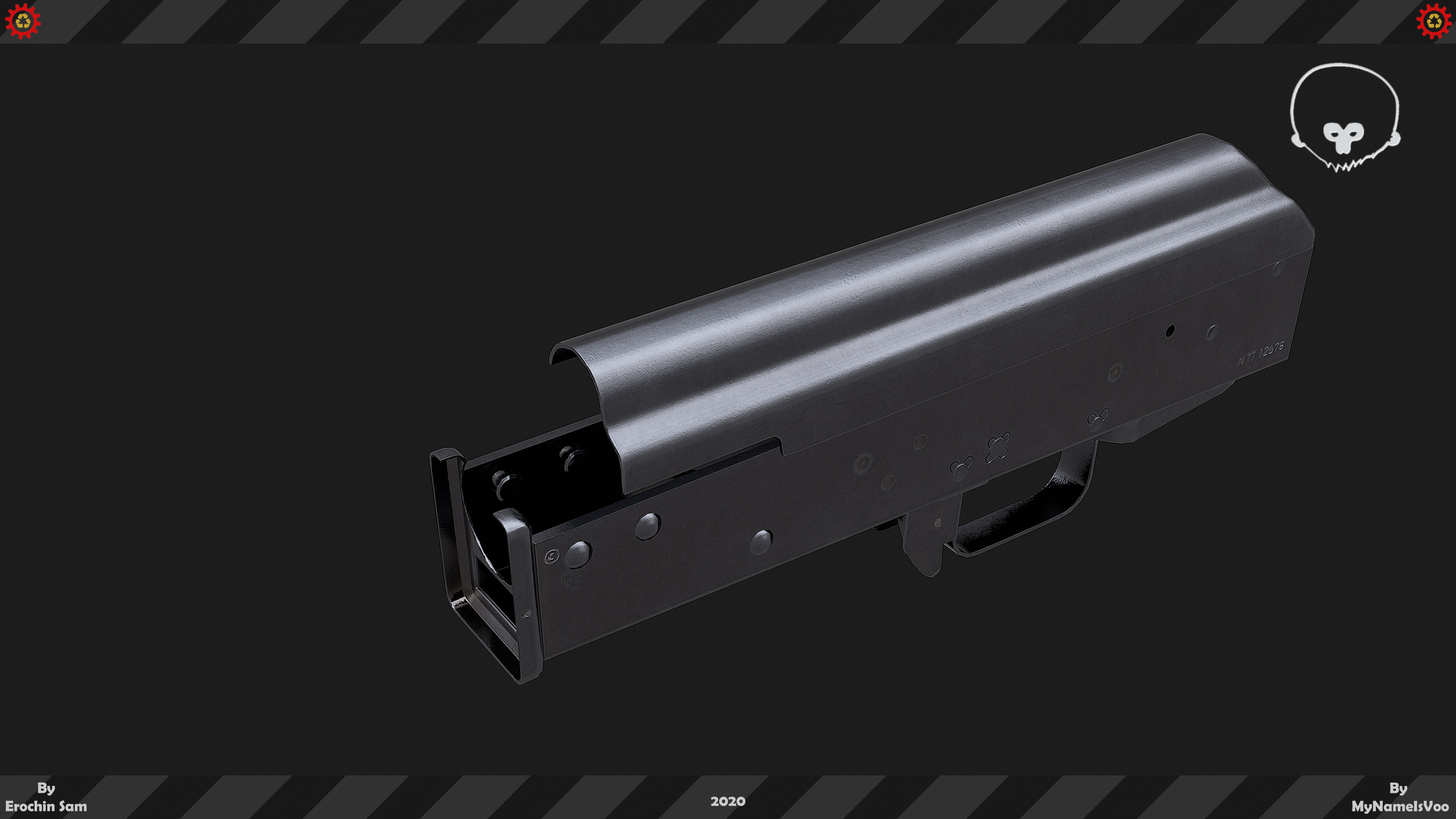 Ak47M1 Fully Detailed Low-poly 3D model_23