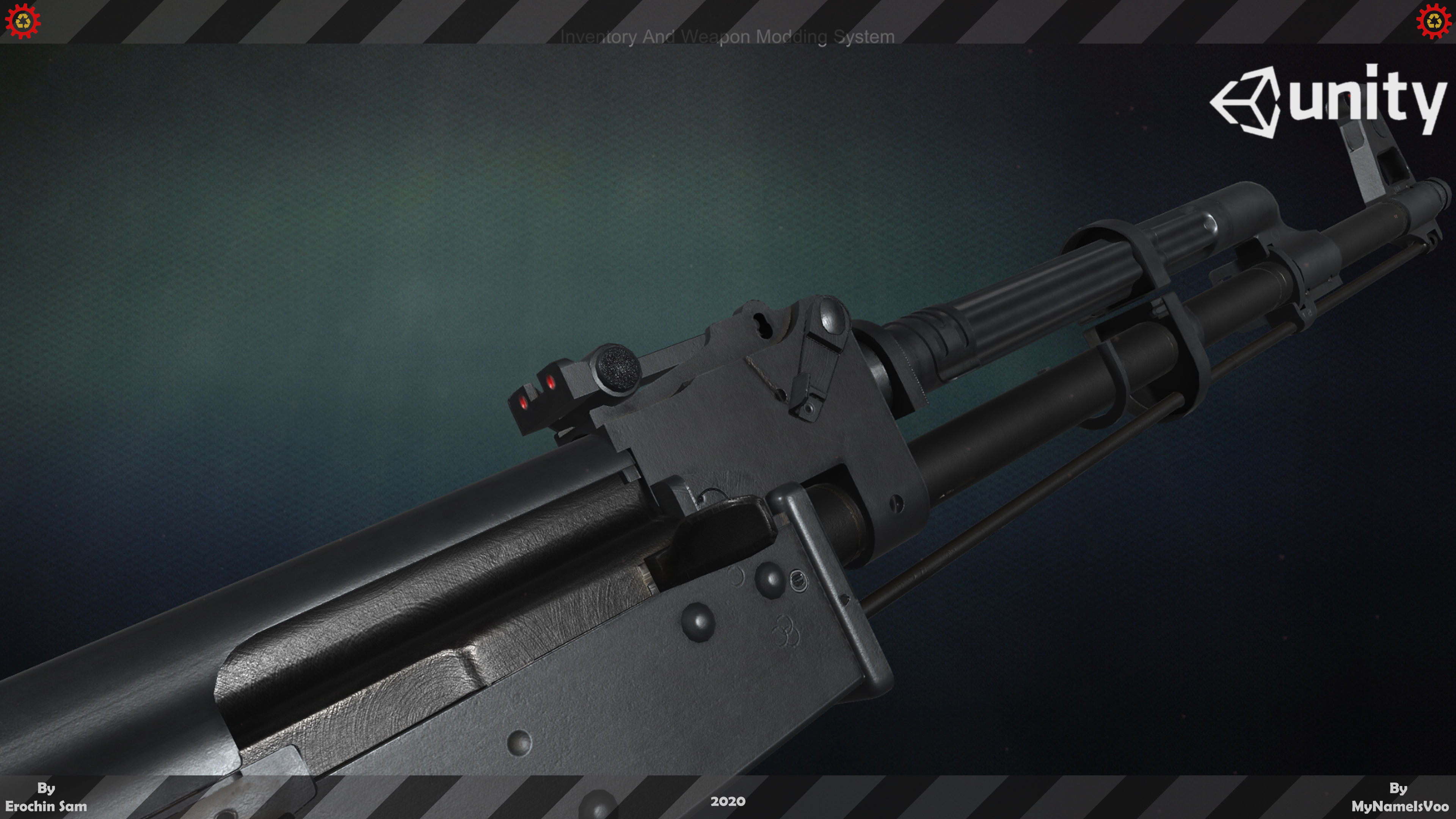 Ak47M1 Fully Detailed Low-poly 3D model_14