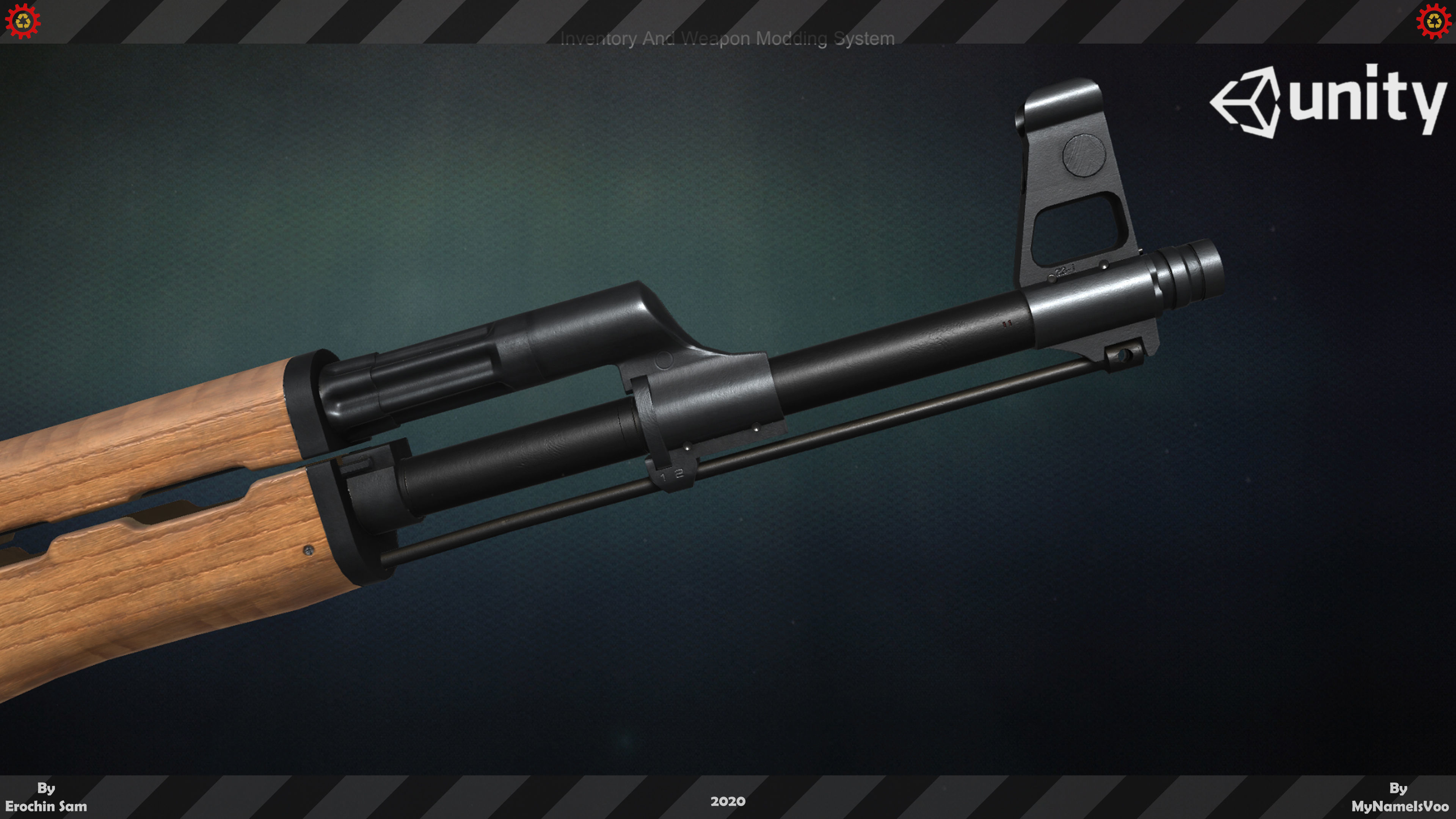 Ak47M1 Fully Detailed Low-poly 3D model_11