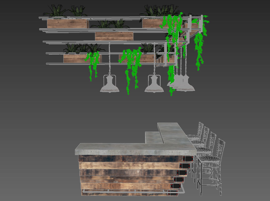 Loft Bar Collection 2 3D model_3