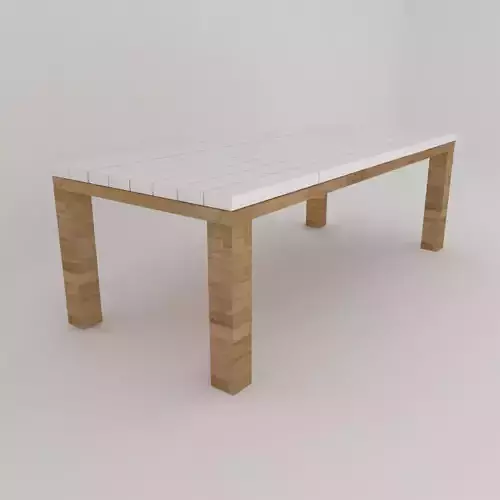 Classic garden dining table