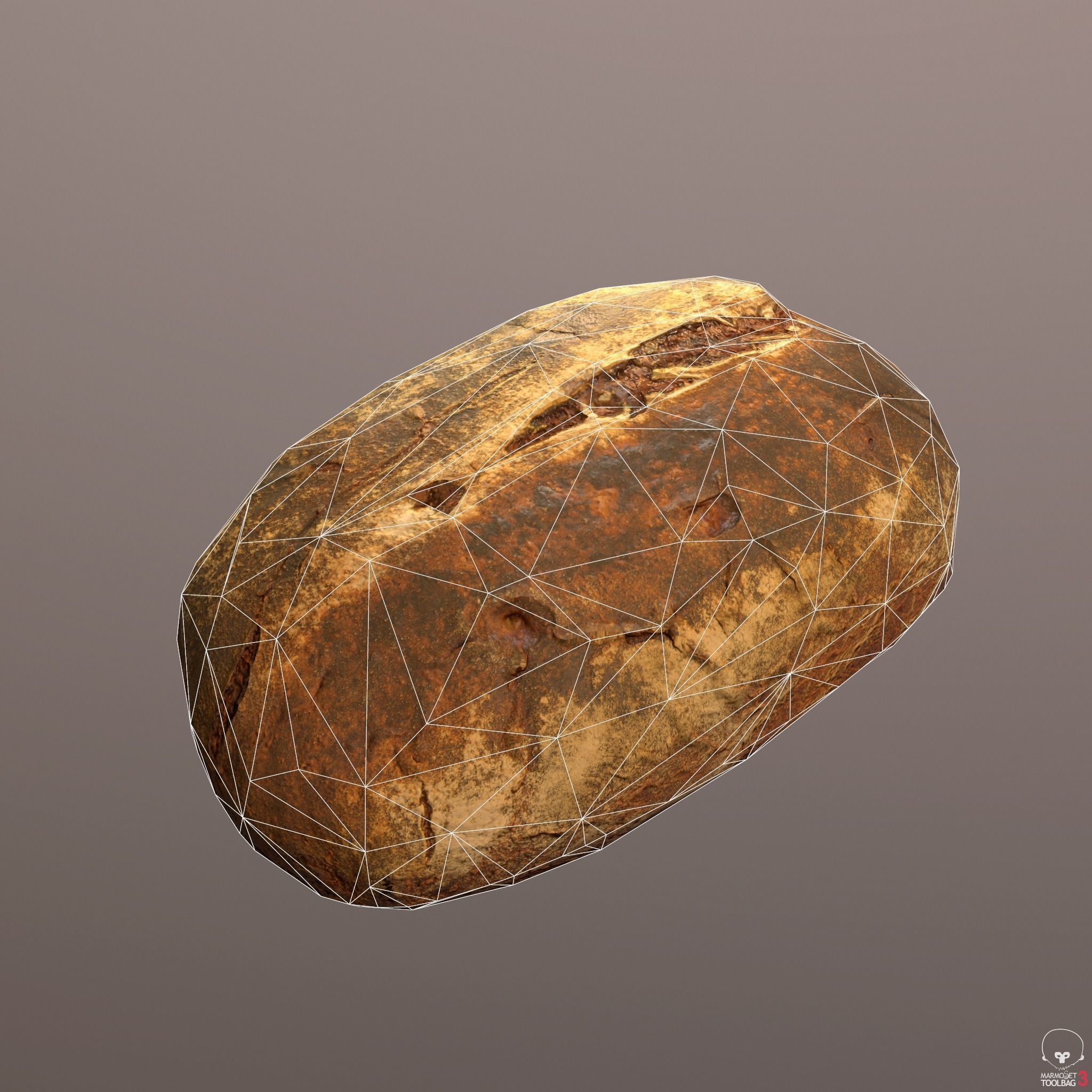 Tasty Bread 04 Low-poly 3D model_11