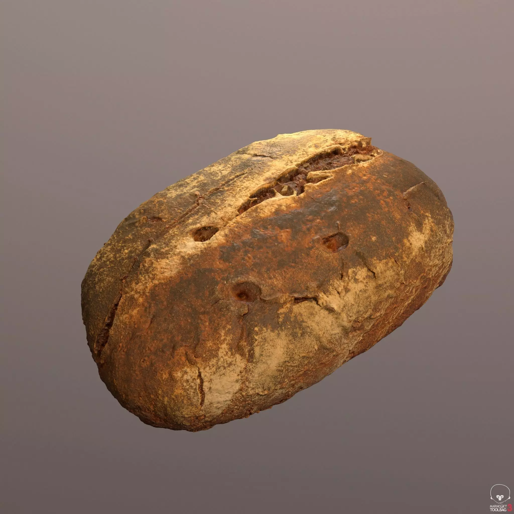 Tasty Bread 04 Low-poly 3D model_0