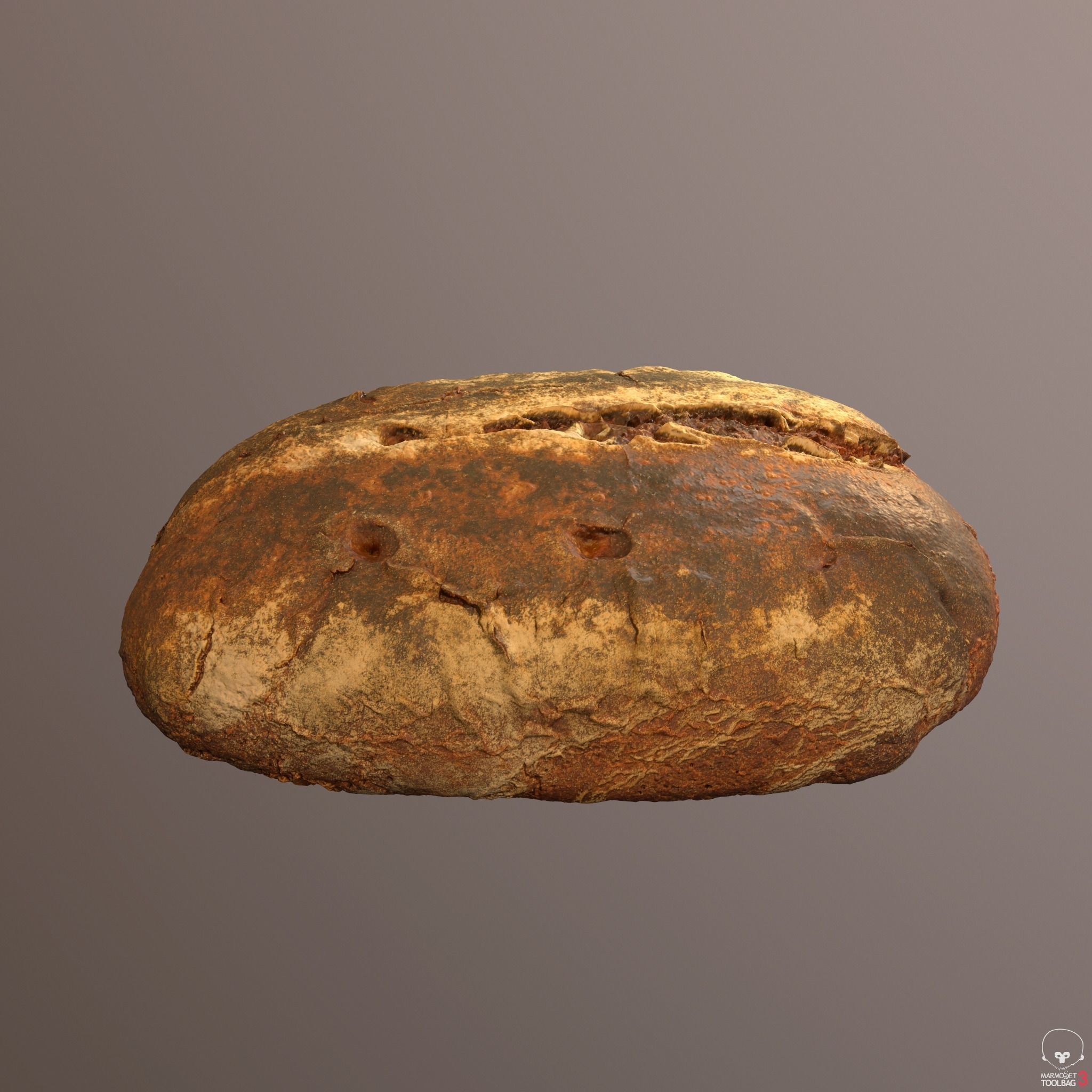Tasty Bread 04 Low-poly 3D model_2