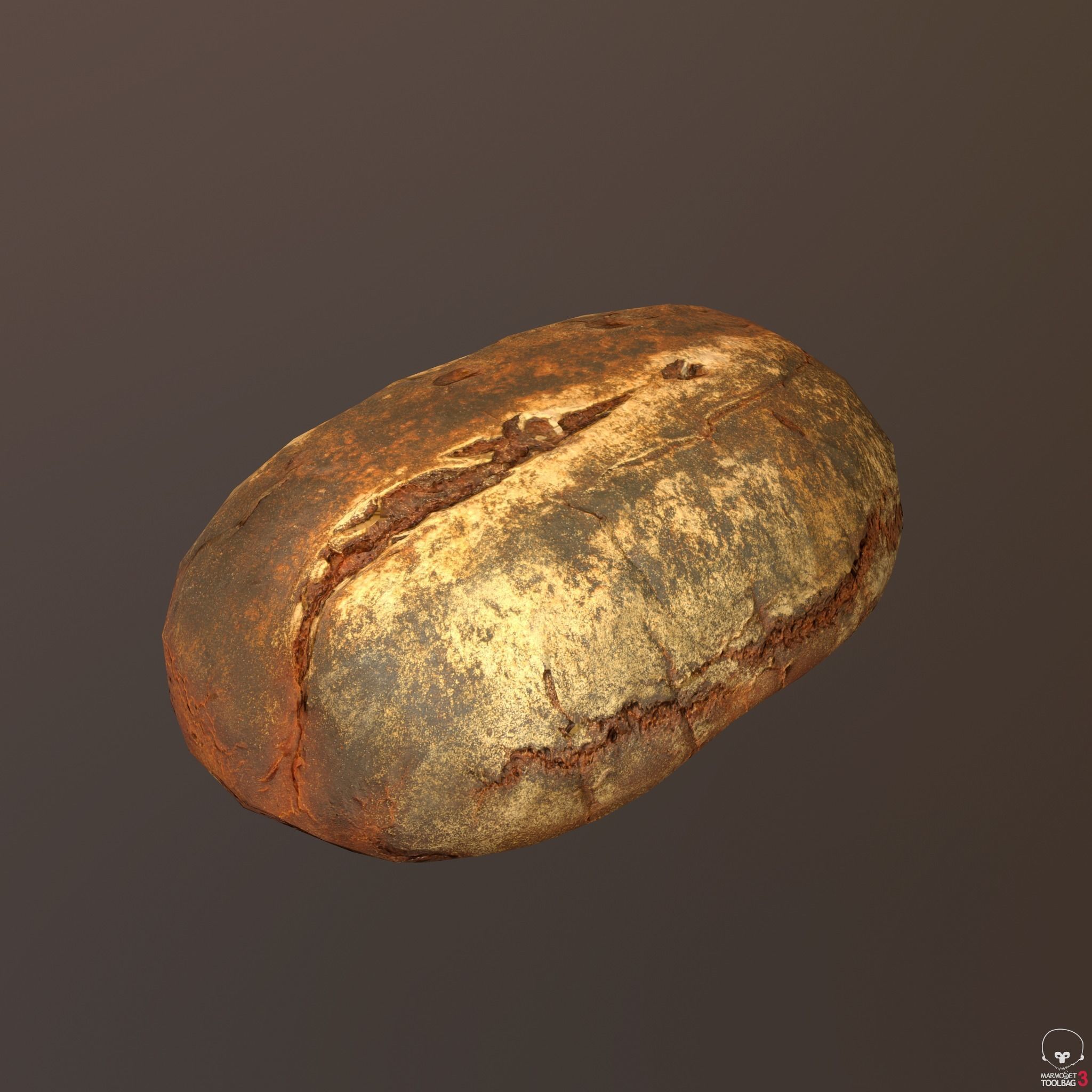 Tasty Bread 04 Low-poly 3D model_8