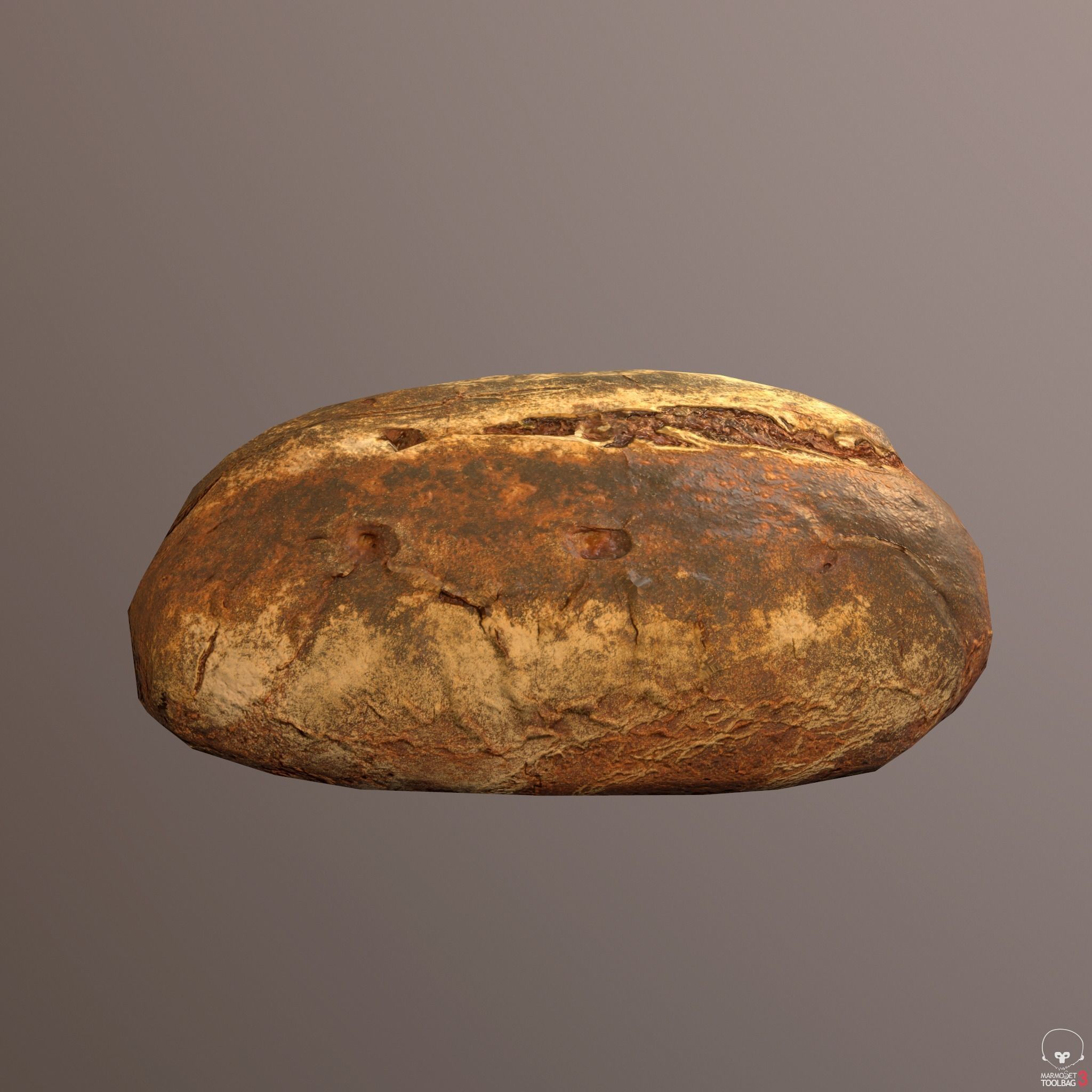 Tasty Bread 04 Low-poly 3D model_10