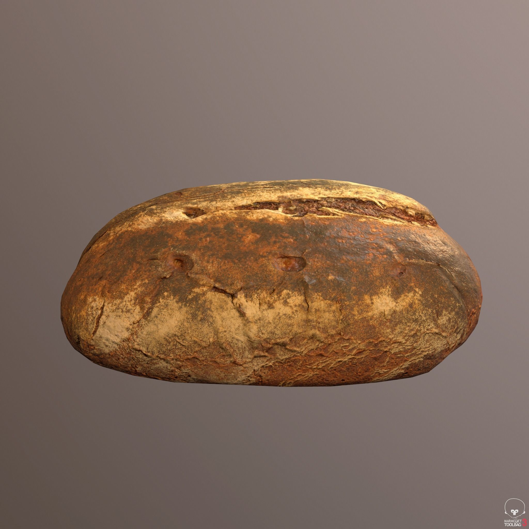 Tasty Bread 04 Low-poly 3D model_6
