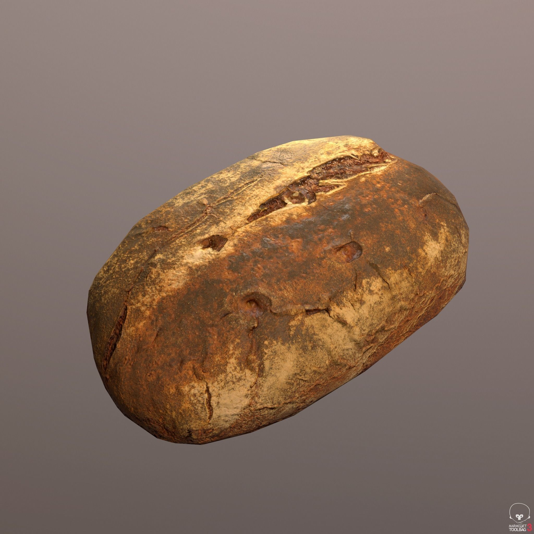 Tasty Bread 04 Low-poly 3D model_9