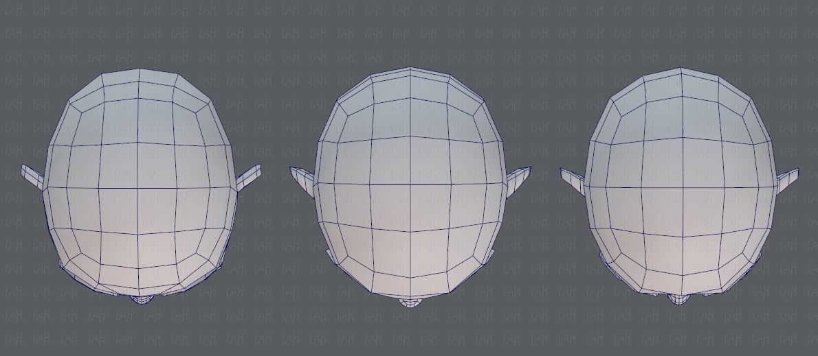 Children Head V01 Low-poly 3D model_36