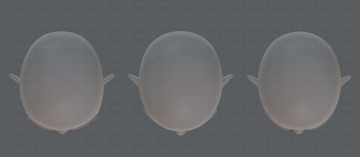 Children Head V01 Low-poly 3D model_33