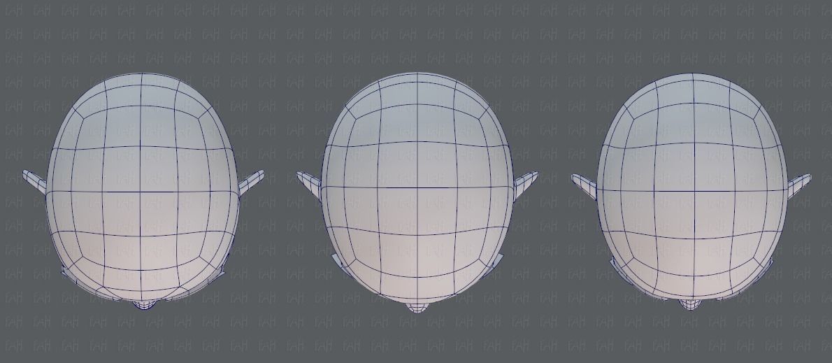 Children Head V01 Low-poly 3D model_34