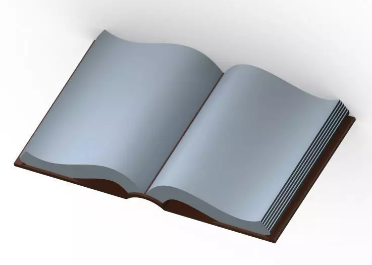 Open Book 3D print model