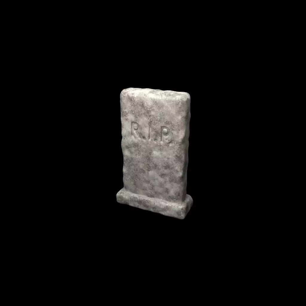tombstone 3D model_0