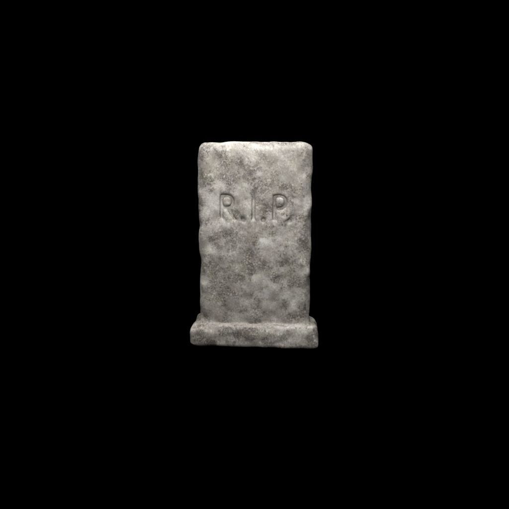 tombstone 3D model_1
