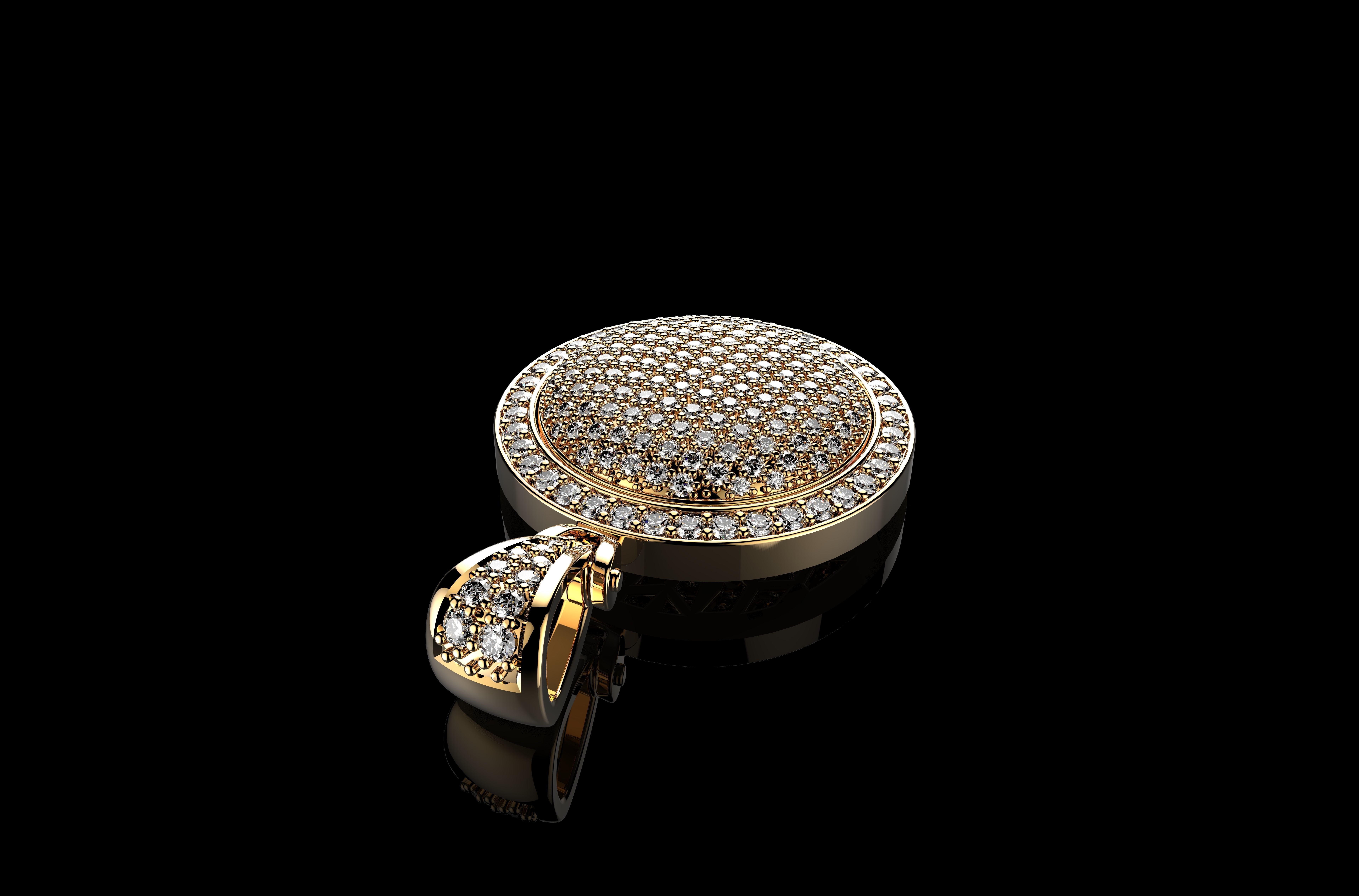 DIAMOND MEDALLION 3D print model_4