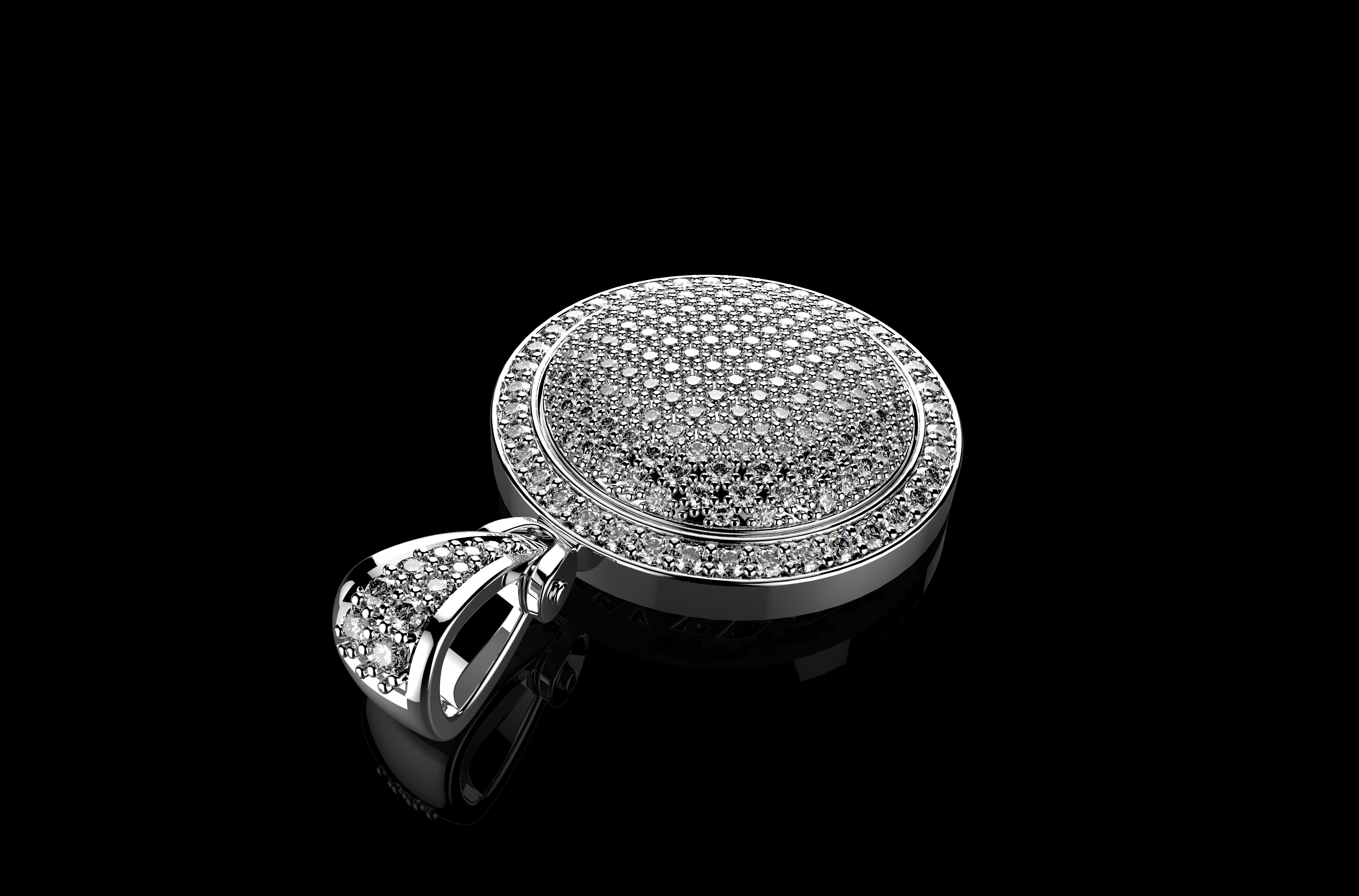 DIAMOND MEDALLION 3D print model_8