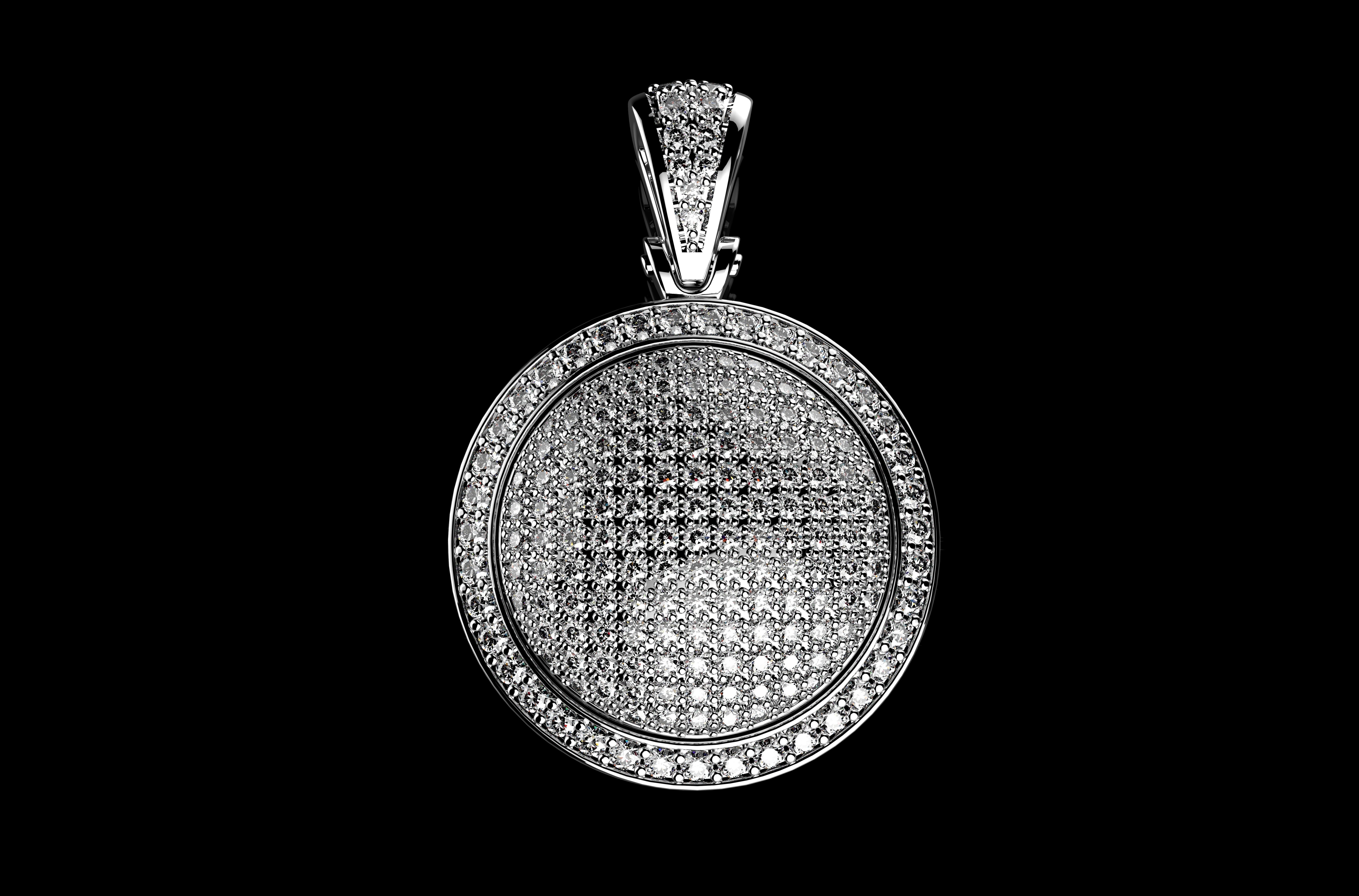 DIAMOND MEDALLION 3D print model_6