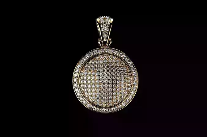 DIAMOND MEDALLION 3D print model