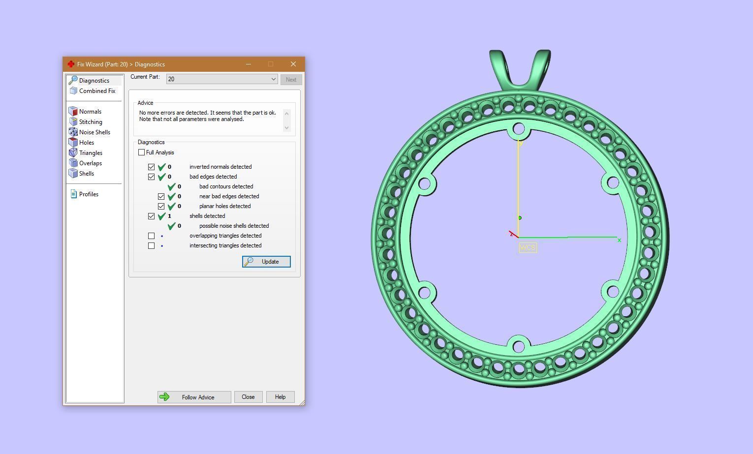 DIAMOND MEDALLION 3D print model_16