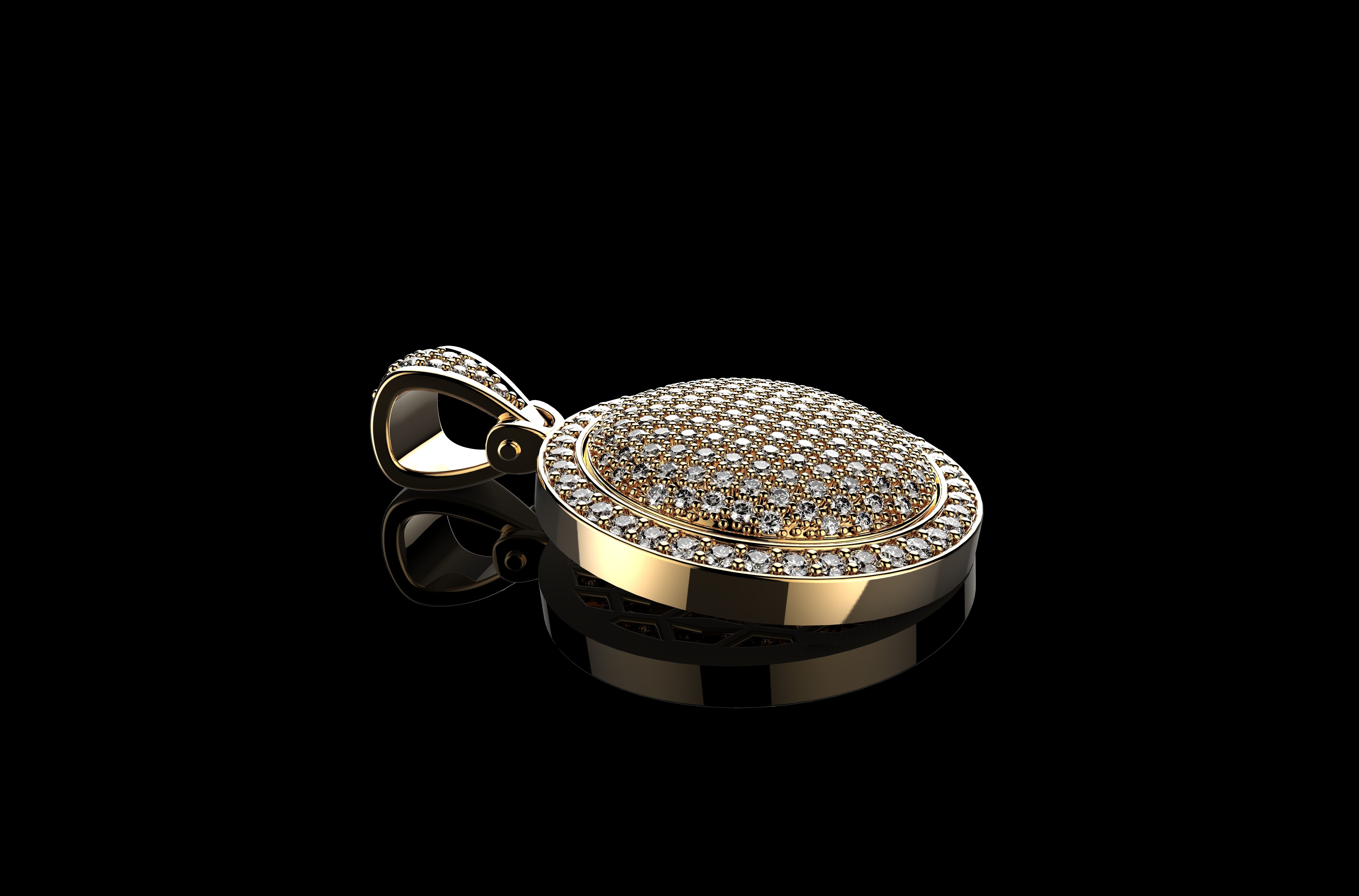 DIAMOND MEDALLION 3D print model_2