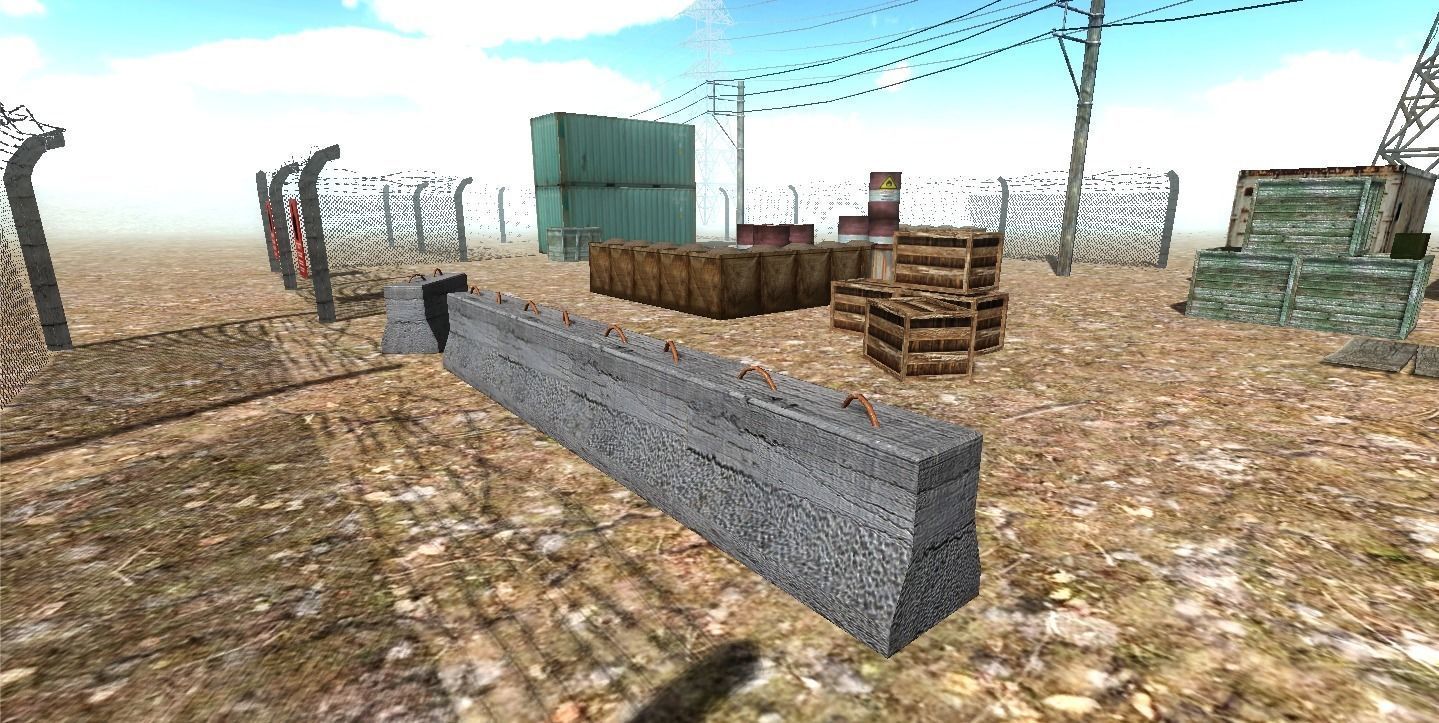 Military Prop Pack Lowpoly Game Ready Low-poly 3D model_7