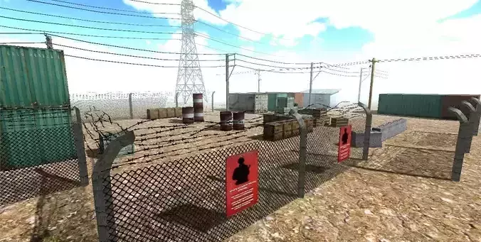 Military Prop Pack Lowpoly Game Ready 