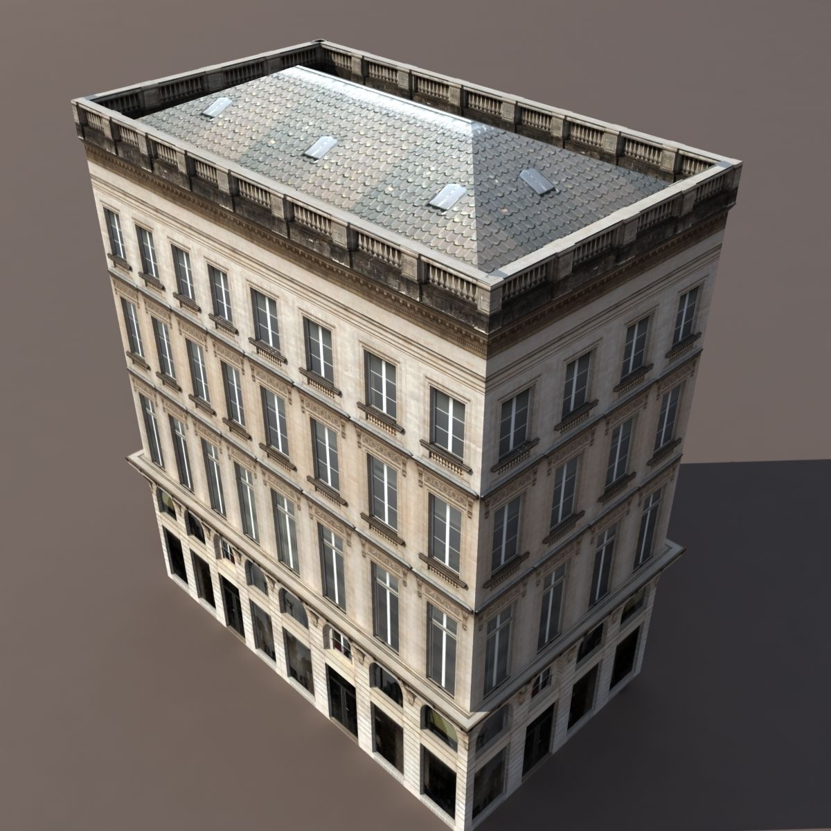 Apartment House 118 Low Poly Low-poly 3D model_2