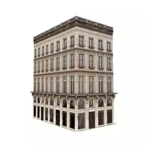 Apartment House 118 Low Poly Low-poly 3D model