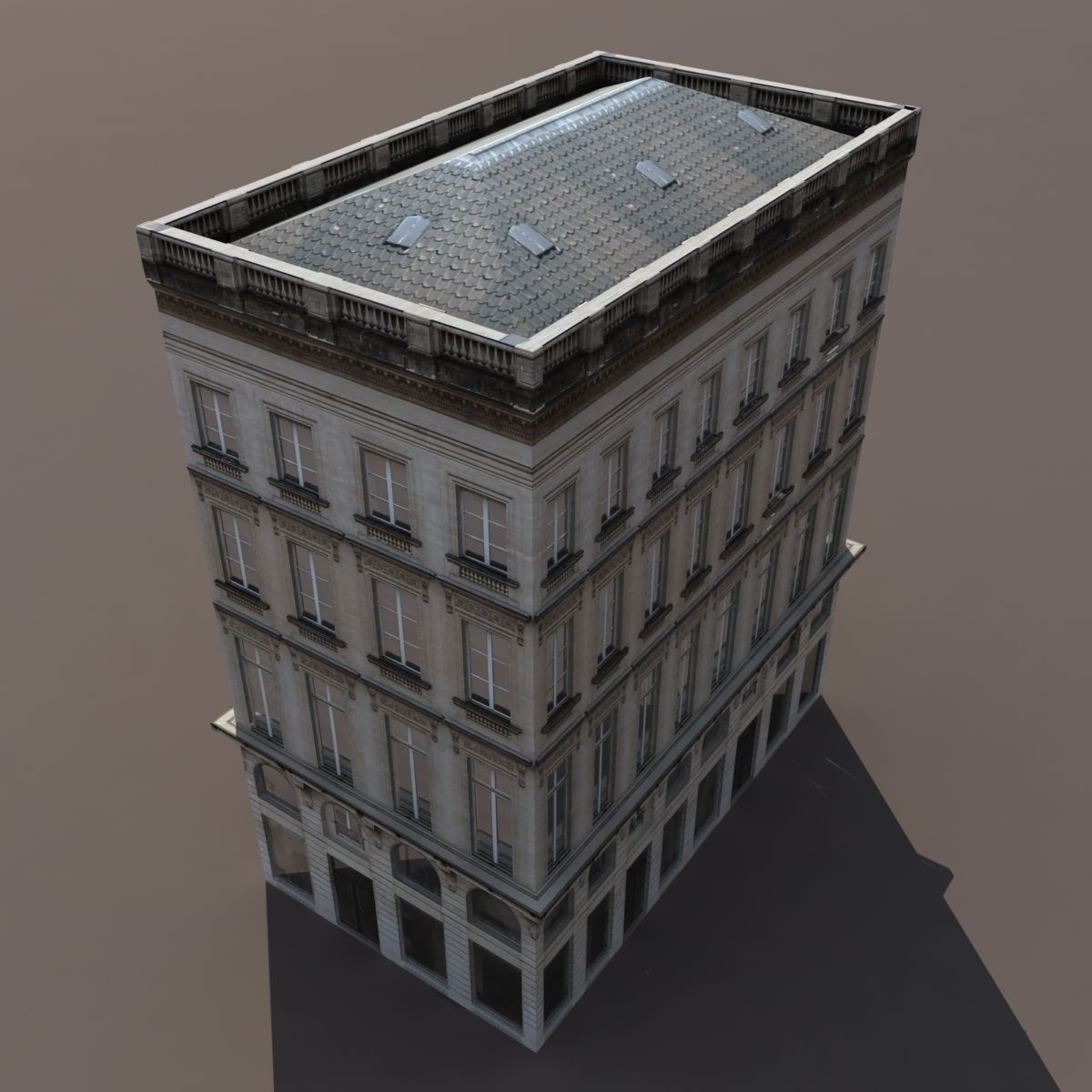 Apartment House 118 Low Poly Low-poly 3D model_4